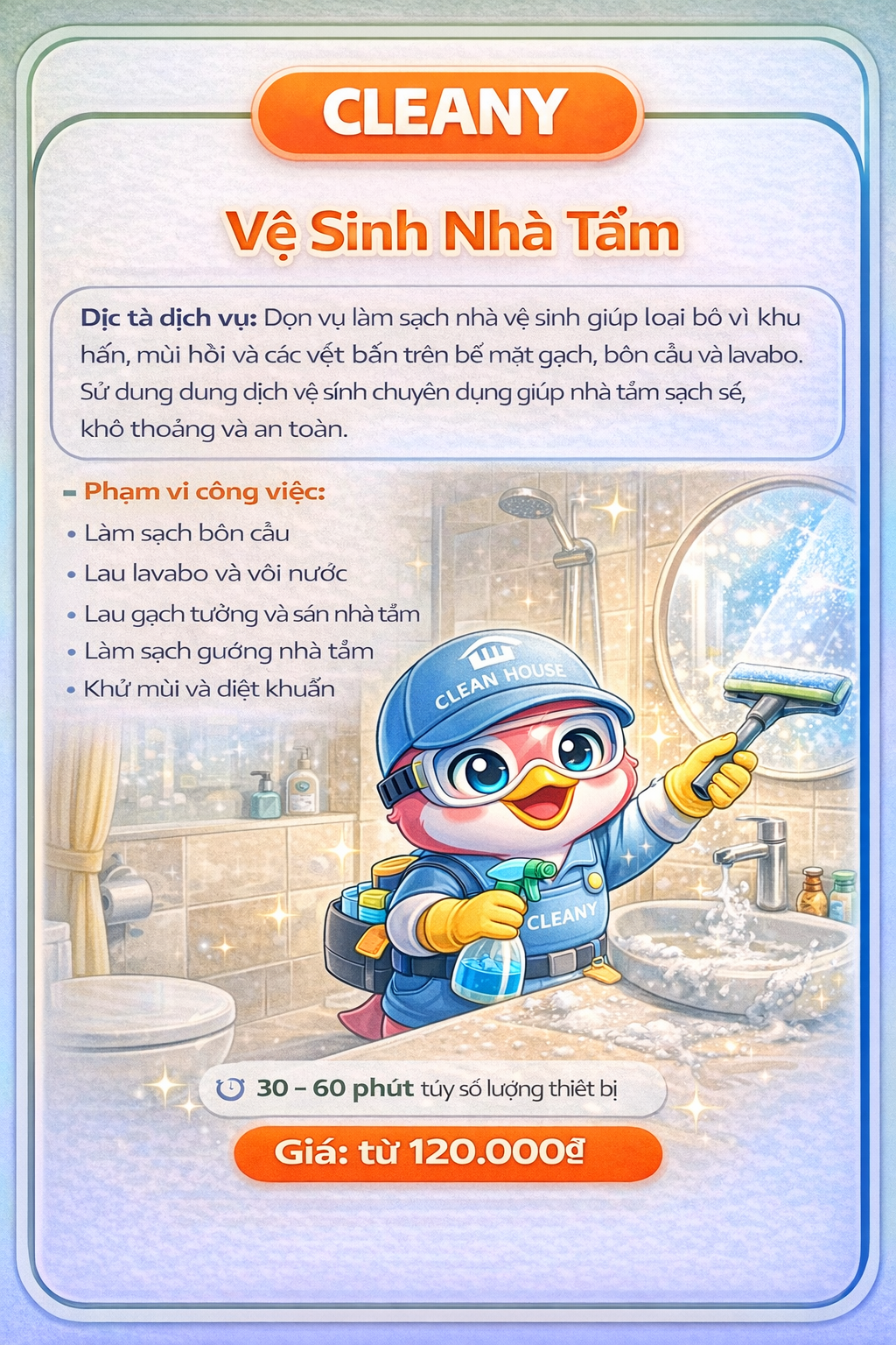 Vệ Sinh Nhà Tắm