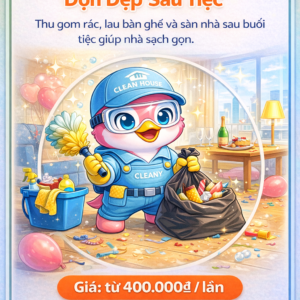 Dọn Dẹp Sau Tiệc