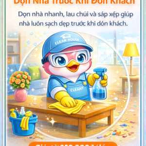 Dọn Nhà Trước Khi Đón Khách